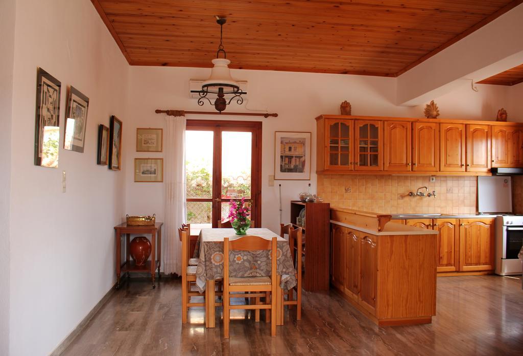 Theros Beach House Villa Stavrós Exterior foto